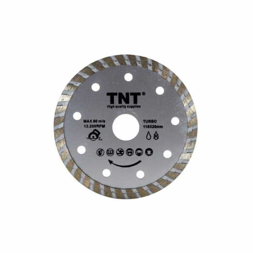Disco De Corte Diamantado Turbo 110MM TNT