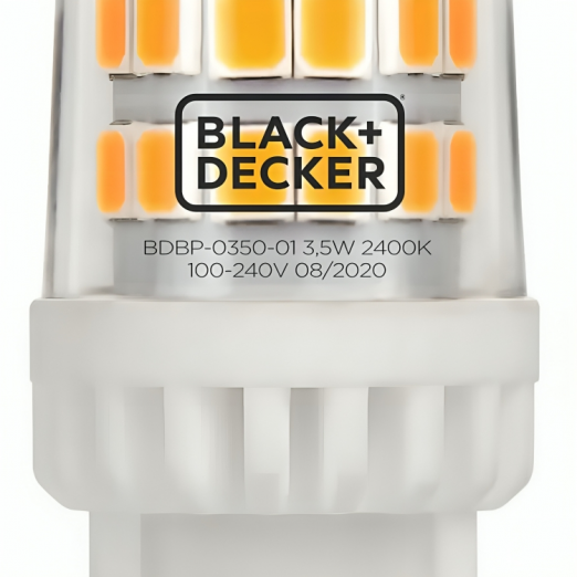 Lmpada De Led Bipino G9 3,5w 2400k Black Decker