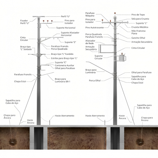 Parafuso Rosca Dupla 5/8 x 8 200mm Romagnole