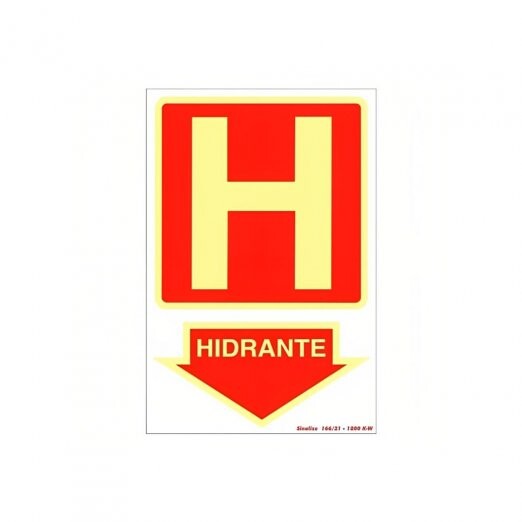 Placa Hidrante 20 x 30 Cm Sinalize