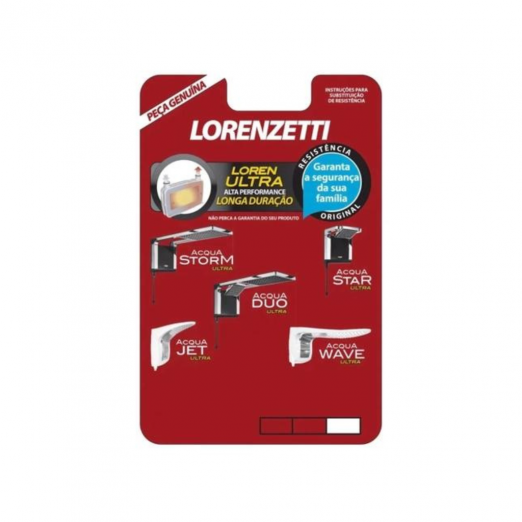 Resistncia Storm/Star Ultra 220V 7800W 3065-B Lorenzetti