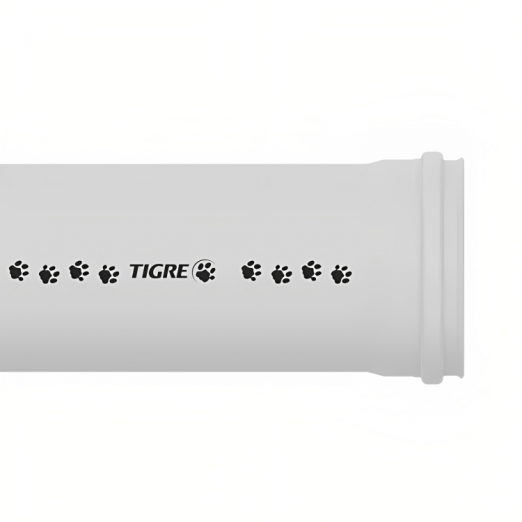 Tubo Esgoto Primrio Cor Branco 6 Metros 150mm Tigre