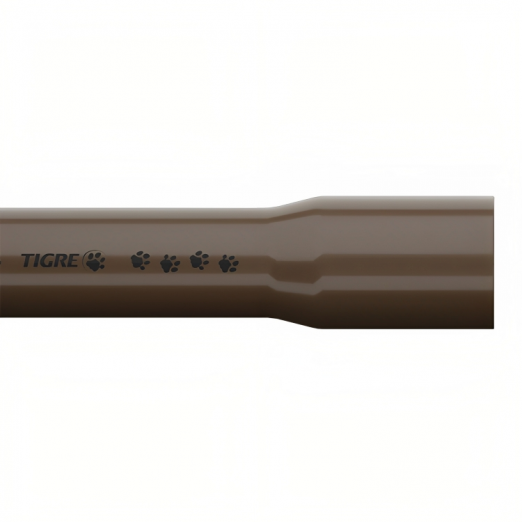 Tubo Pvc Soldvel Cor Marrom 6 Metros 25mm Tigre